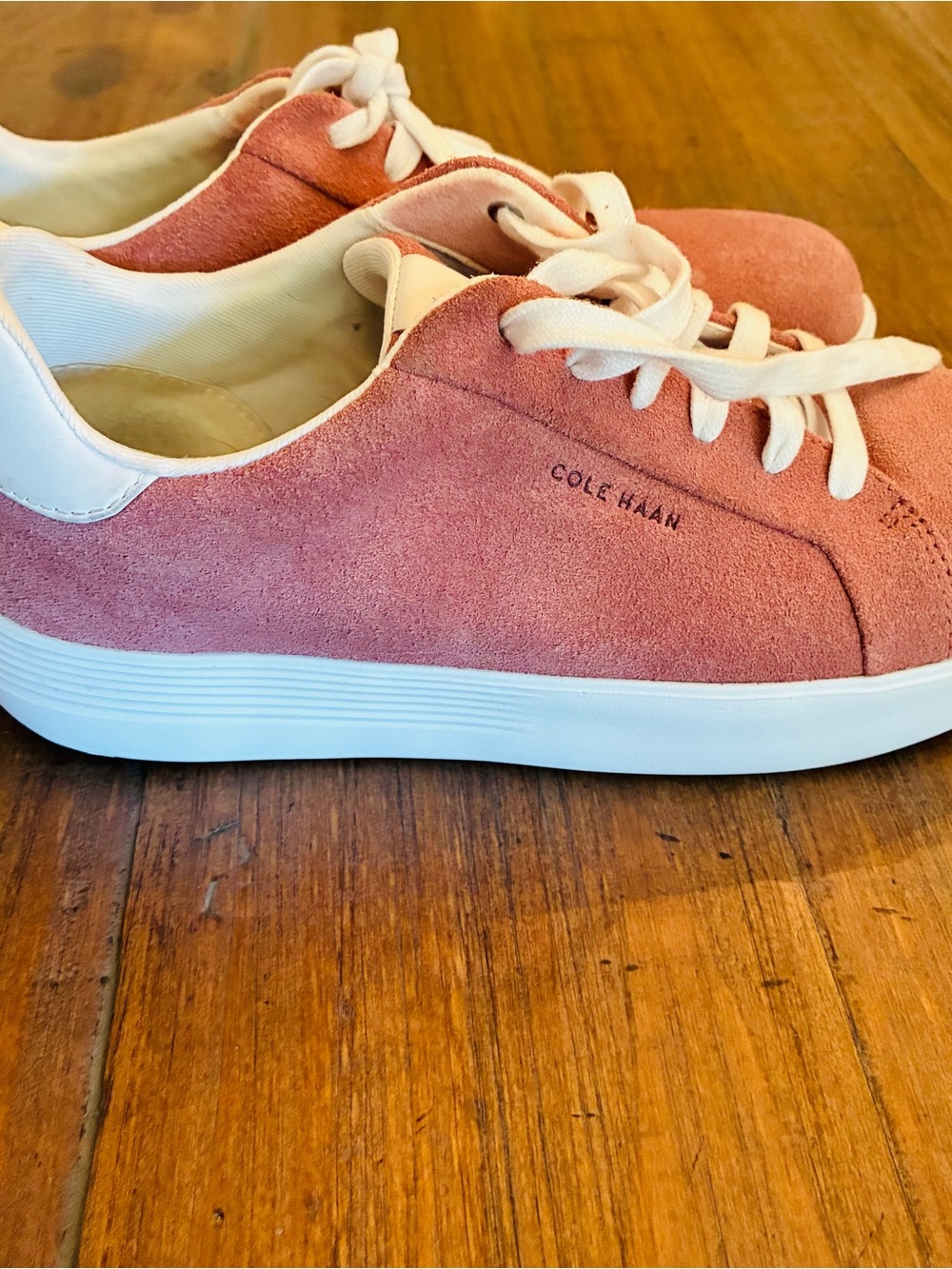 Women's Cole Hahn Joy Crosscourt suede sneakers. Pink size 9B - Picture 6 of 7